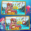 mermaids spot the differences