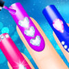 glow nails manicure nail salon game for girls
